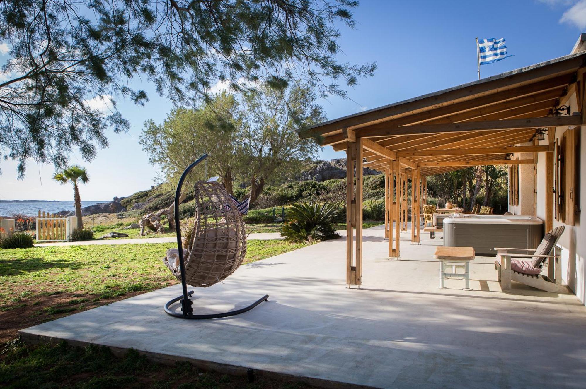 Mera Beachfront House - Falasarna Exteriér fotografie