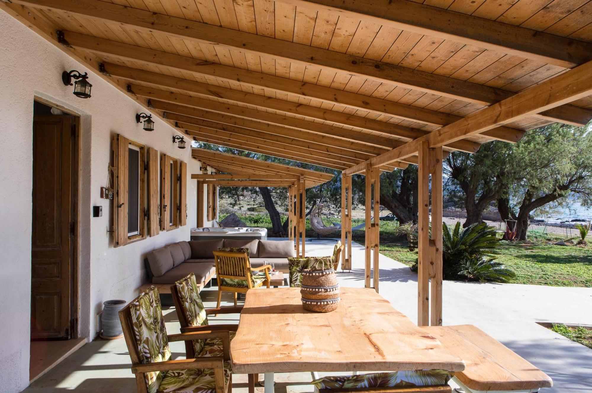 Mera Beachfront House - Falasarna Exteriér fotografie