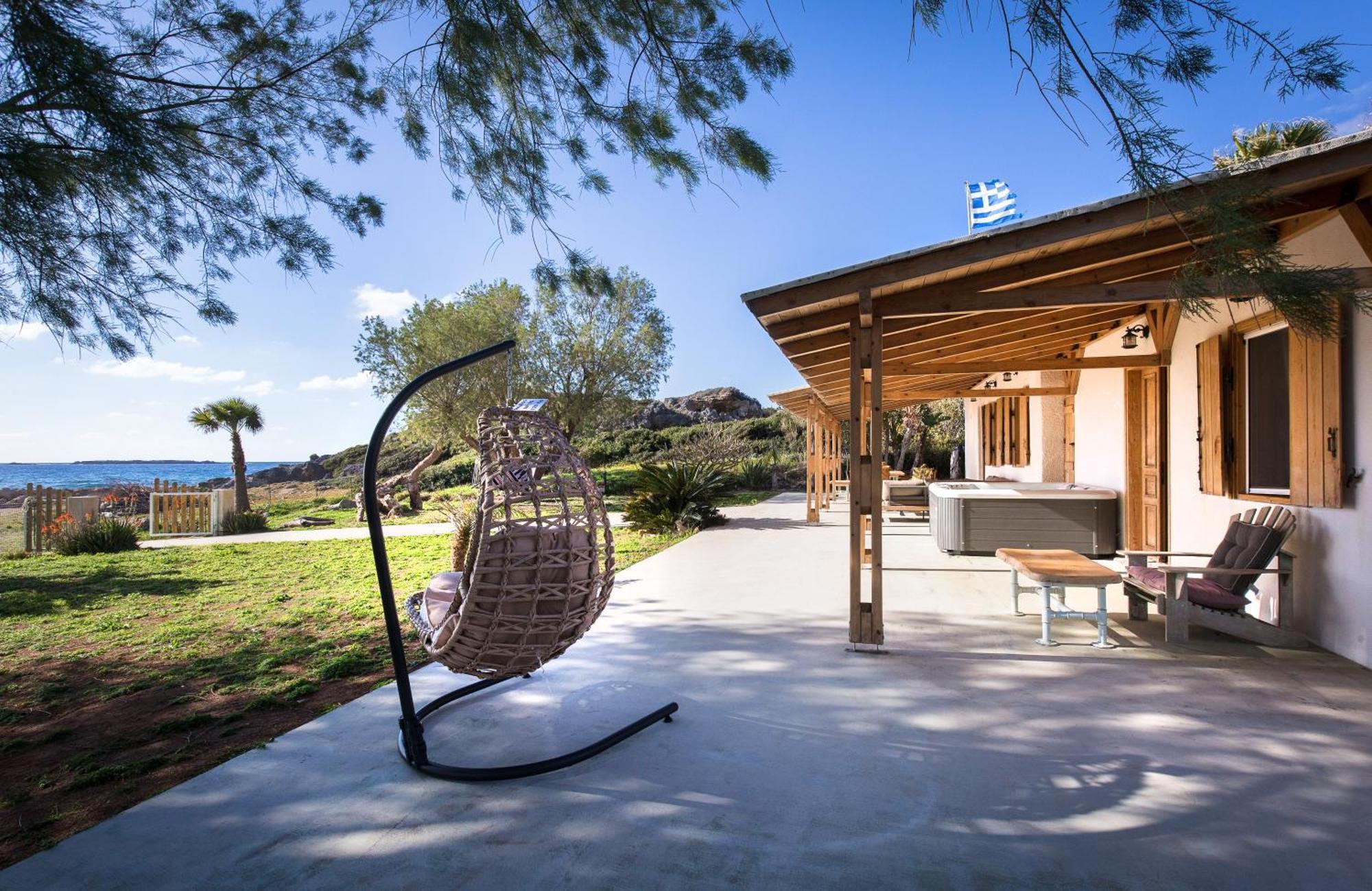 Mera Beachfront House - Falasarna Exteriér fotografie